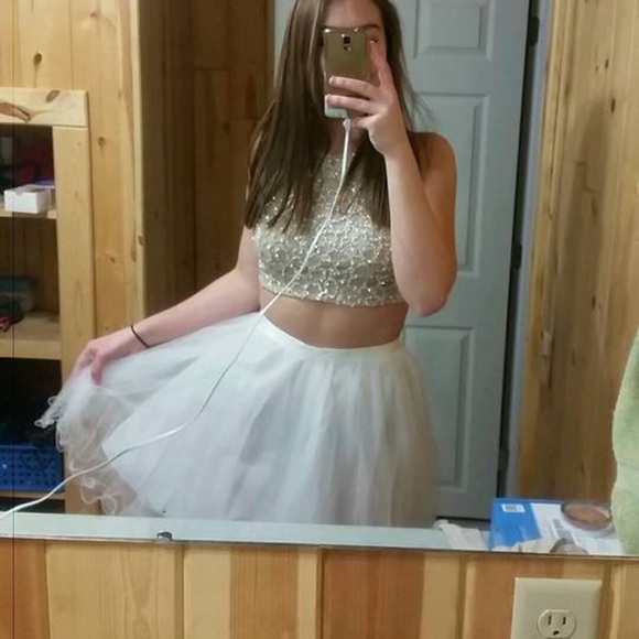 Two Piece Formal Dress - Picture 3 of 4